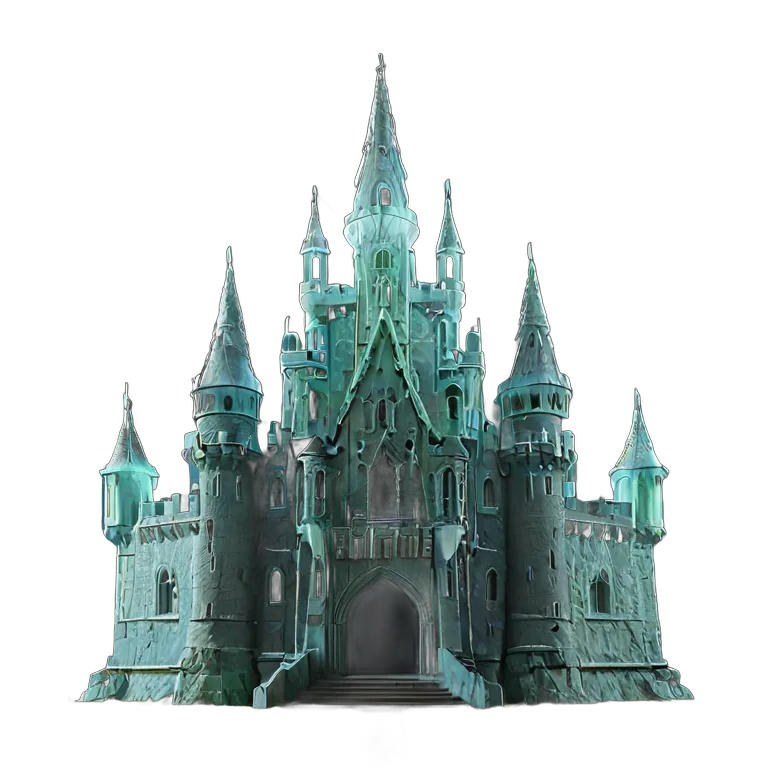 建物 城 半透明の精霊城 透過 PNG 画像 フリー素材 #29522