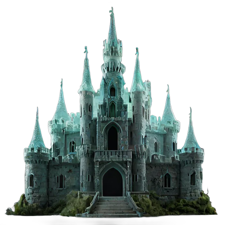 建物 城 半透明の精霊城 透過 PNG 画像 フリー素材 #29523