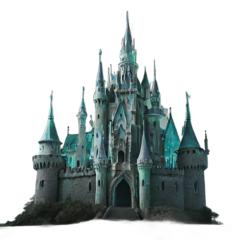 建物 城 半透明の精霊城 透過 PNG 画像 フリー素材 #29531