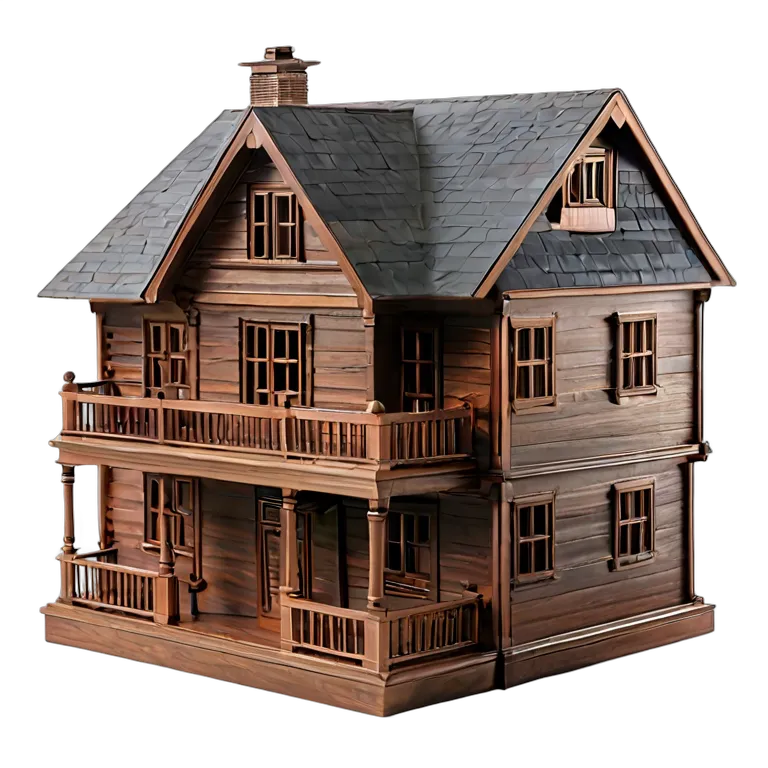 建物 住宅モデル 3Dプリント住宅模型 透過 PNG 画像 フリー素材 #38627