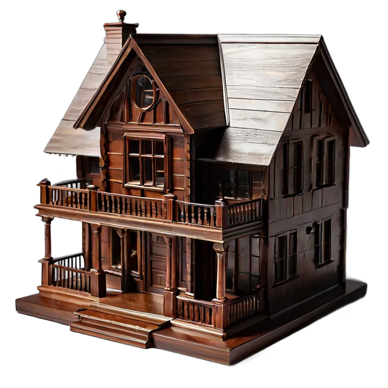 建物 住宅モデル 3Dプリント住宅模型 透過 PNG 画像 フリー素材 #38629