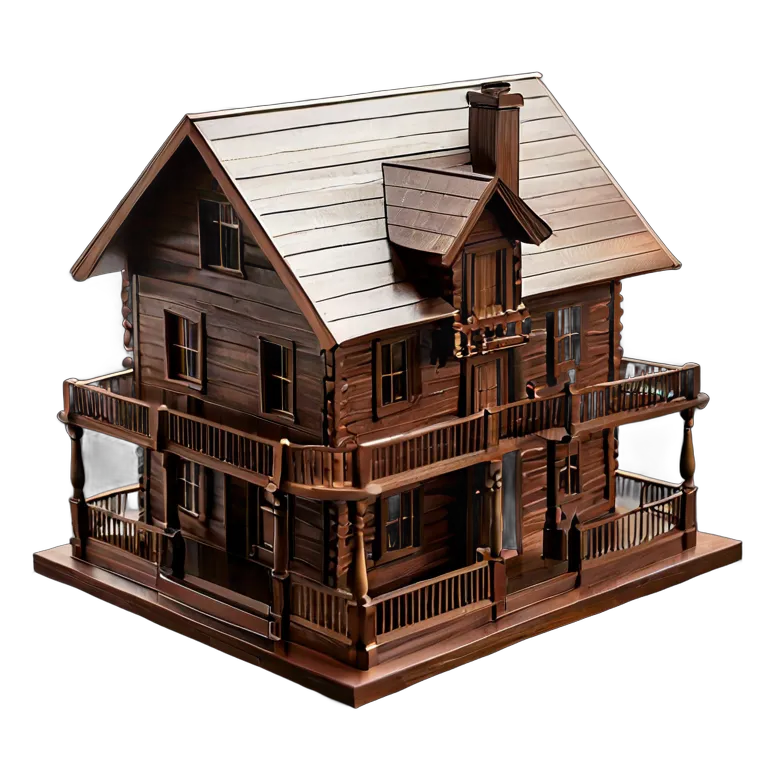 建物 住宅モデル 3Dプリント住宅模型 透過 PNG 画像 フリー素材 #38630