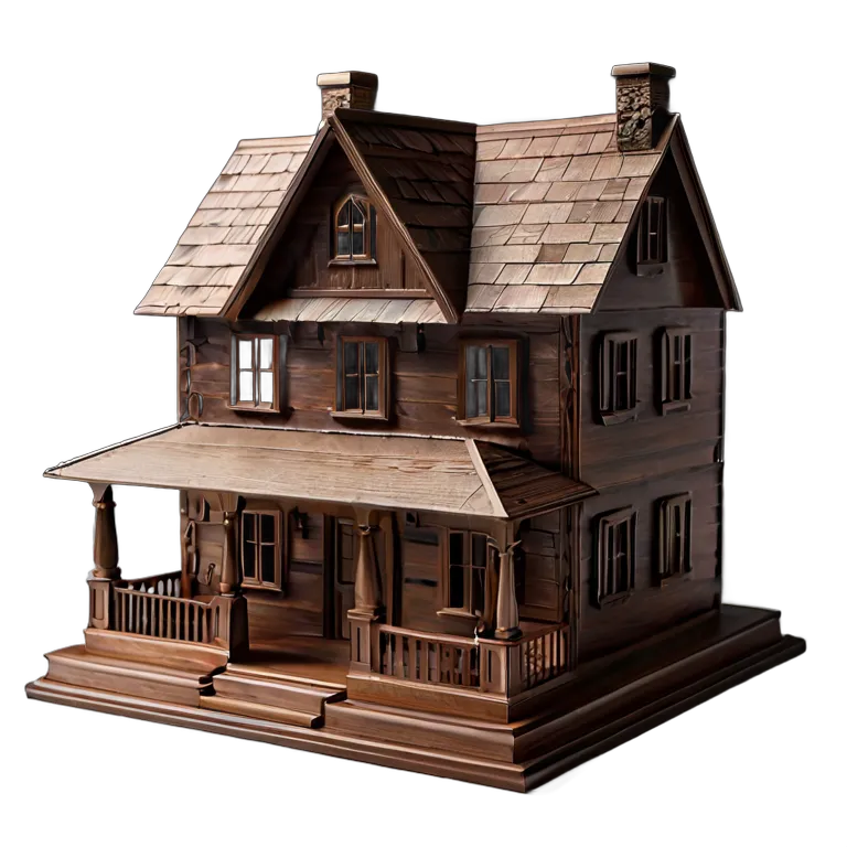 建物 住宅モデル 3Dプリント住宅模型 透過 PNG 画像 フリー素材 #38631