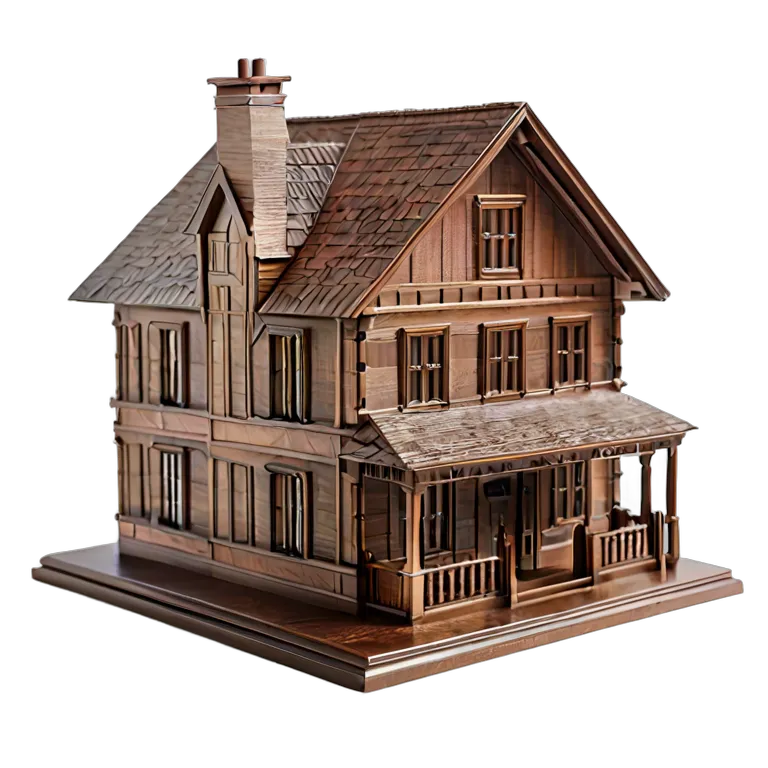 建物 住宅モデル 3Dプリント住宅模型 透過 PNG 画像 フリー素材 #38634