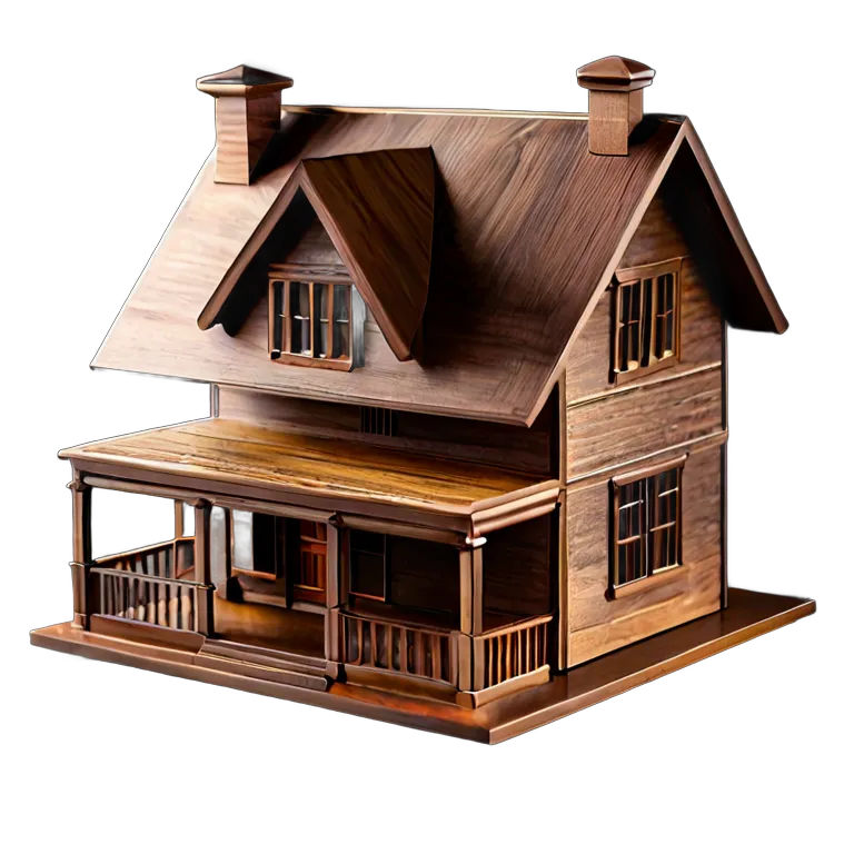 建物 住宅モデル 3Dプリント住宅模型 透過 PNG 画像 フリー素材 #38638