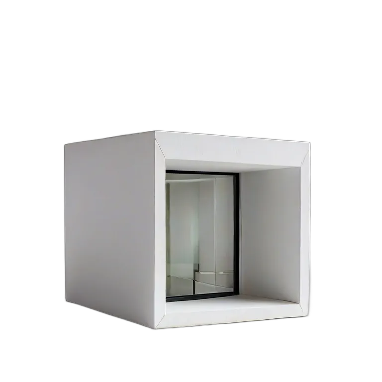 建物 住宅モデル 超ミニマリストのホワイトキューブハウスモデル 透過 PNG 画像 フリー素材 #38616