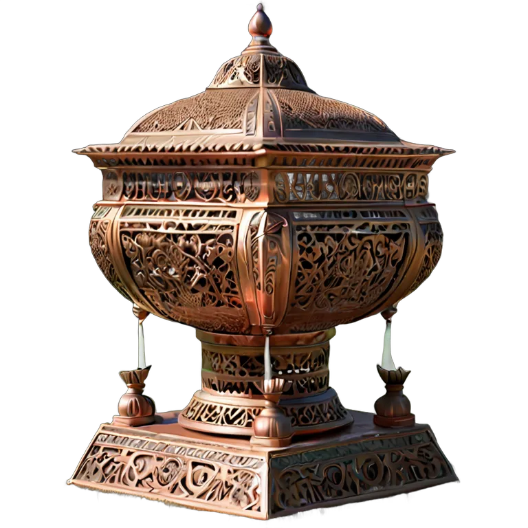 建物 公園 アラブ銅香炉 透過 PNG 画像 フリー素材 #36336