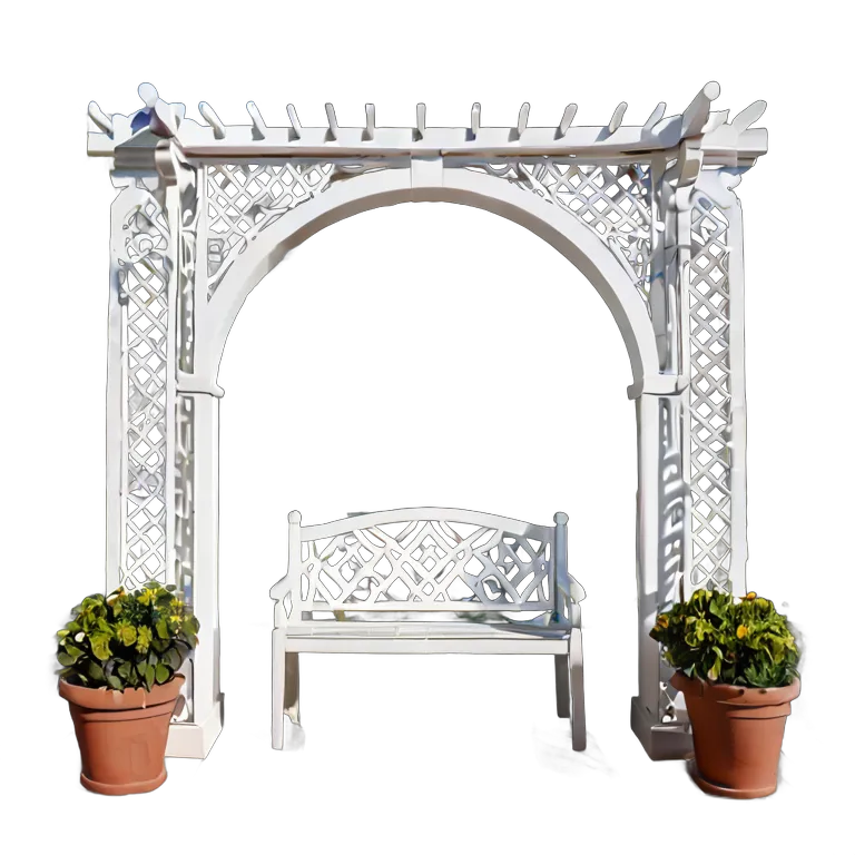 建物 公園 スペイン庭園のアーチ 透過 PNG 画像 フリー素材 #36326