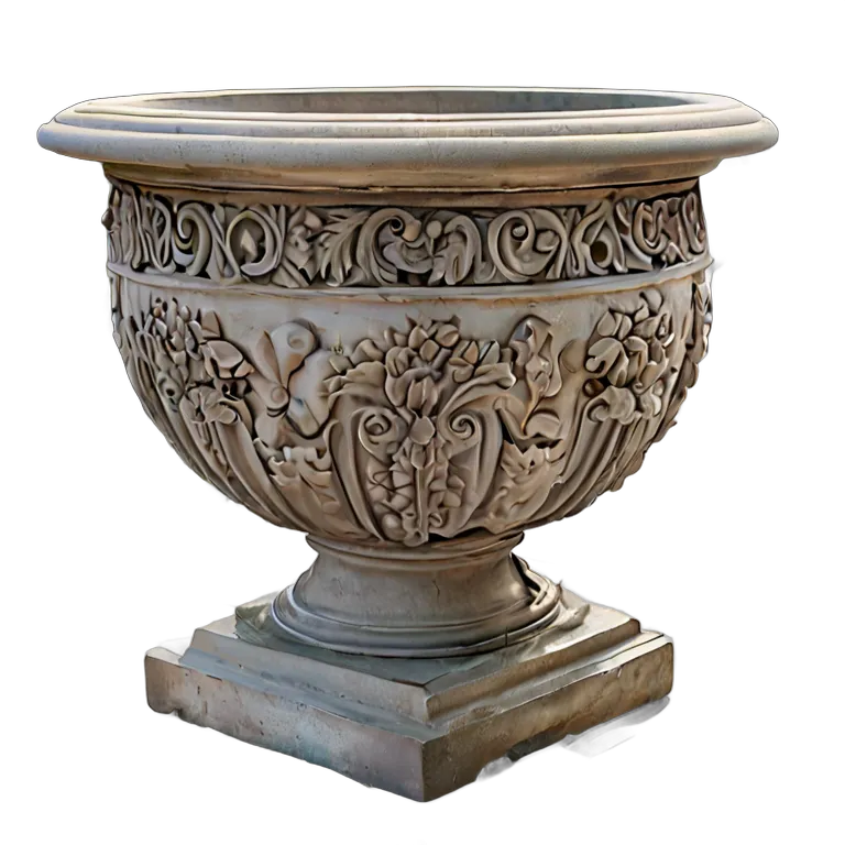 建物 公園 スペインの石のプランター 透過 PNG 画像 フリー素材 #36368