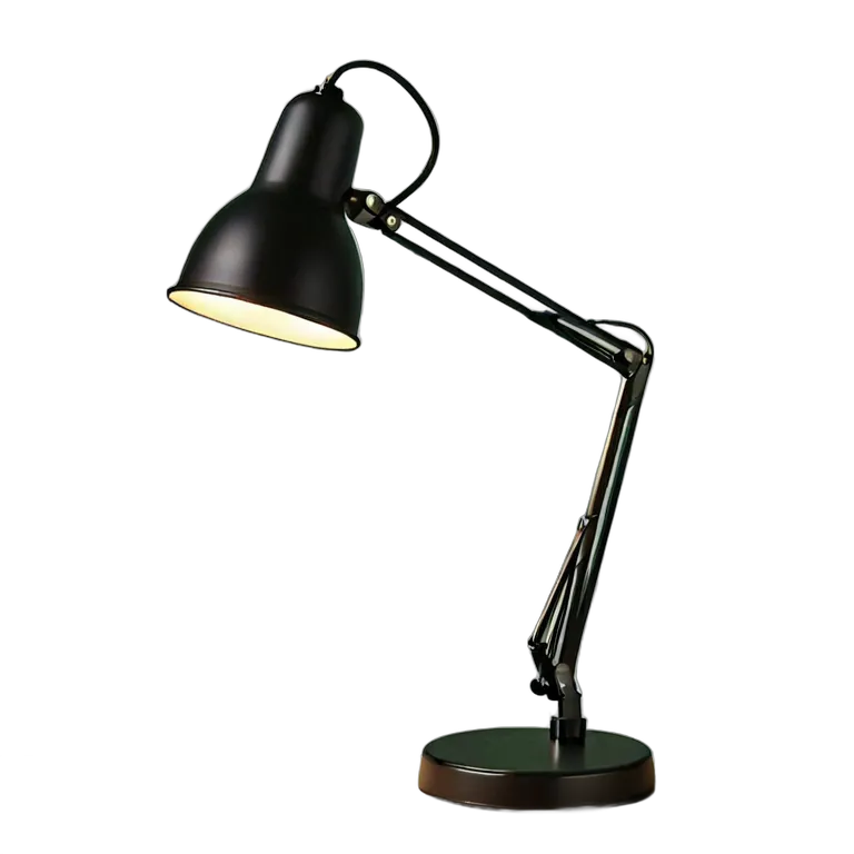 マットブラックのデスクランプ 透過 PNG 画像 フリー素材 #25952