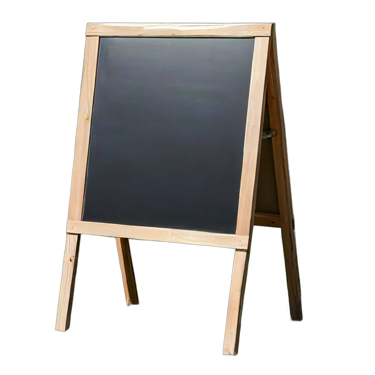 教育 学校 屋外用ポータブル黒板 透過 PNG 画像 フリー素材 #25891