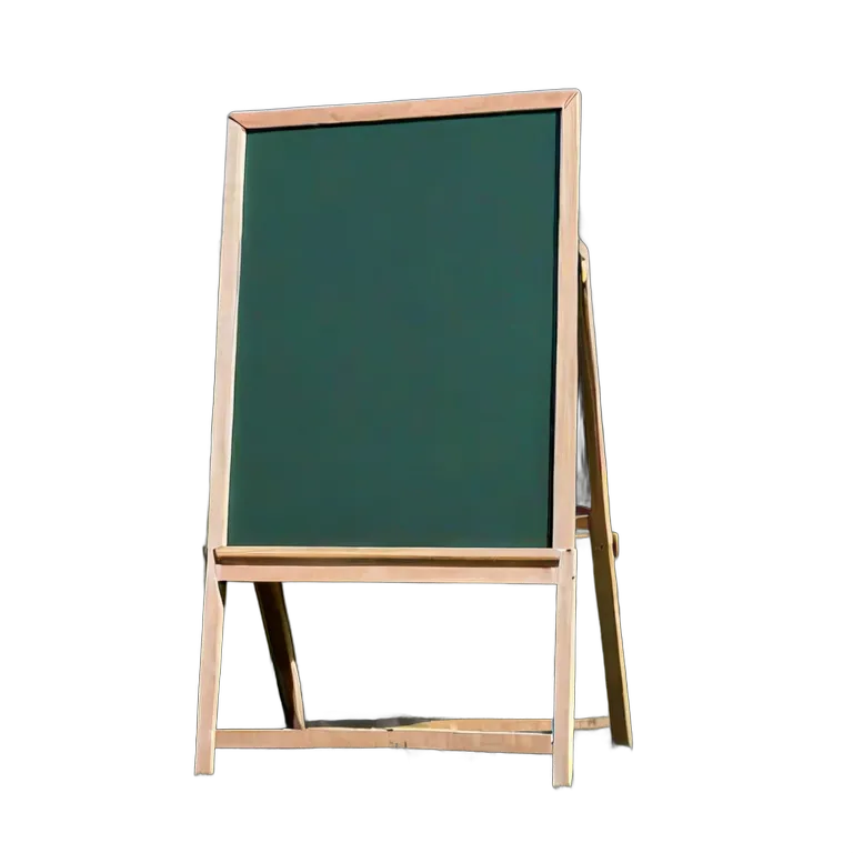 教育 学校 屋外用ポータブル黒板 透過 PNG 画像 フリー素材 #25892