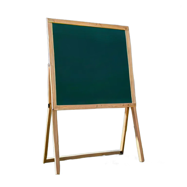 教育 学校 屋外用ポータブル黒板 透過 PNG 画像 フリー素材 #25894