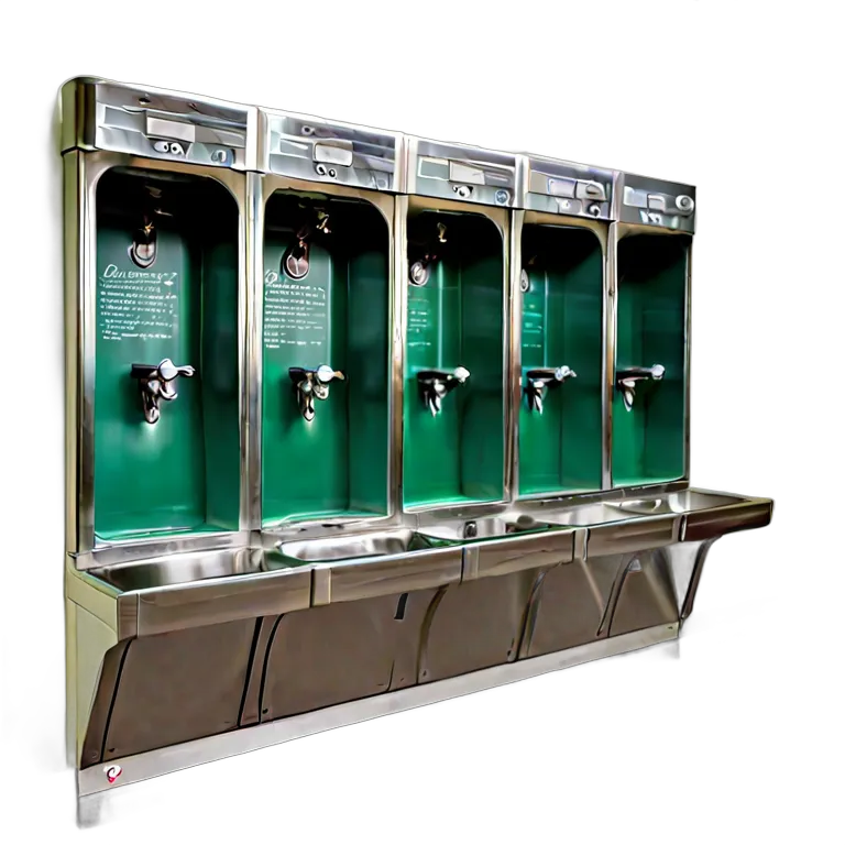 教育 学校 学校の廊下の水飲み場 透過 PNG 画像 フリー素材 #25872