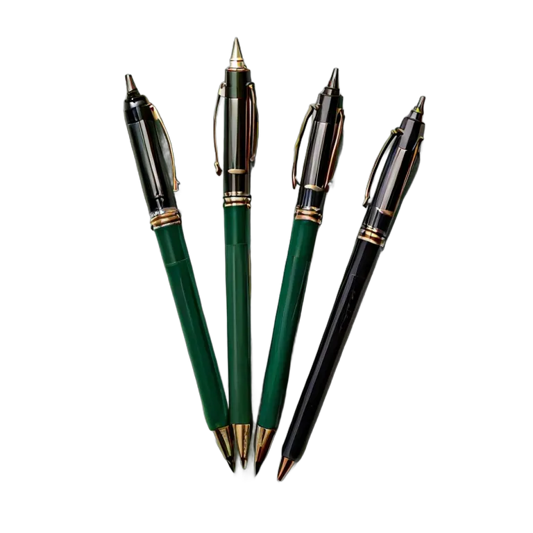 教育 学校 書道ペンとインクのセット 透過 PNG 画像 フリー素材 #25900