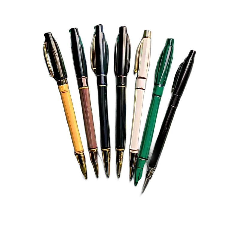 教育 学校 書道ペンとインクのセット 透過 PNG 画像 フリー素材 #25902