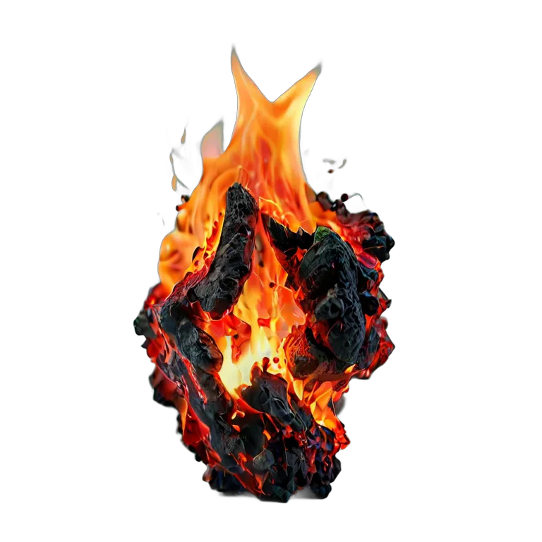 エフェクト 火 一つの輝く残り火の火花 透過 PNG 画像 フリー素材 #28260