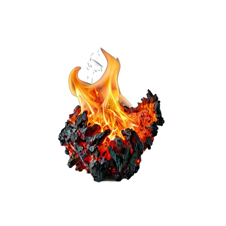 エフェクト 火 一つの輝く残り火の火花 透過 PNG 画像 フリー素材 #28264