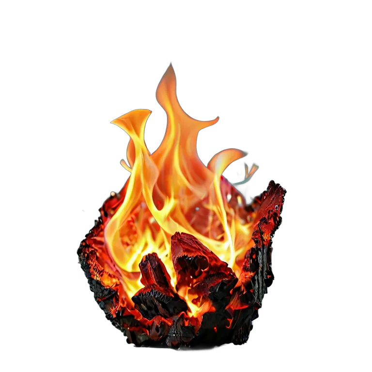 エフェクト 火 一つの輝く残り火の火花 透過 PNG 画像 フリー素材 #28267