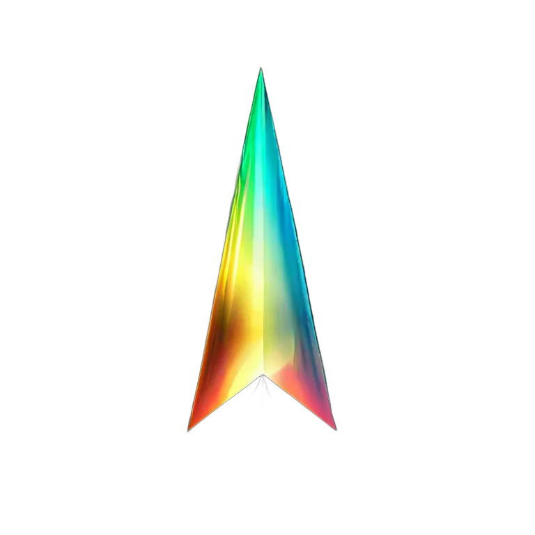 エフェクト 魔法 光線が多色に分かれる 透過 PNG 画像 フリー素材 #28711