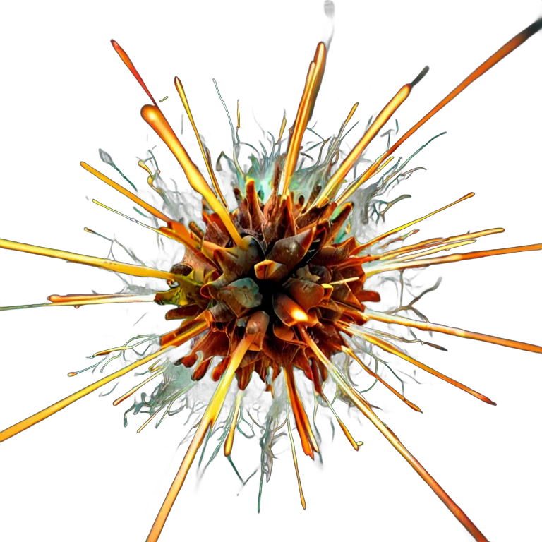 エフェクト 魔法 明るい魔法の火花の集まり 透過 PNG 画像 フリー素材 #28691