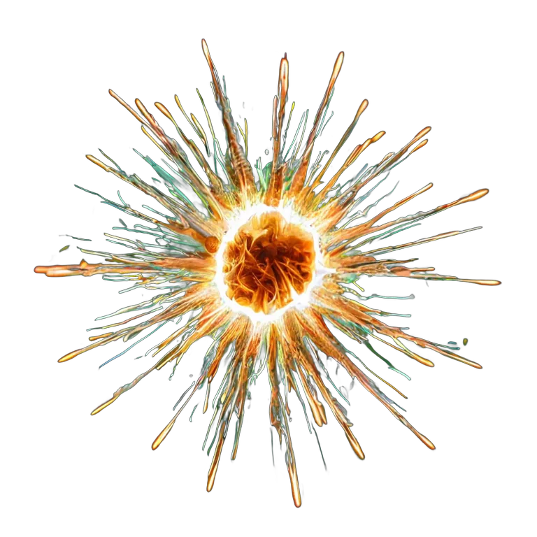 エフェクト 魔法 明るい魔法の火花の集まり 透過 PNG 画像 フリー素材 #28693