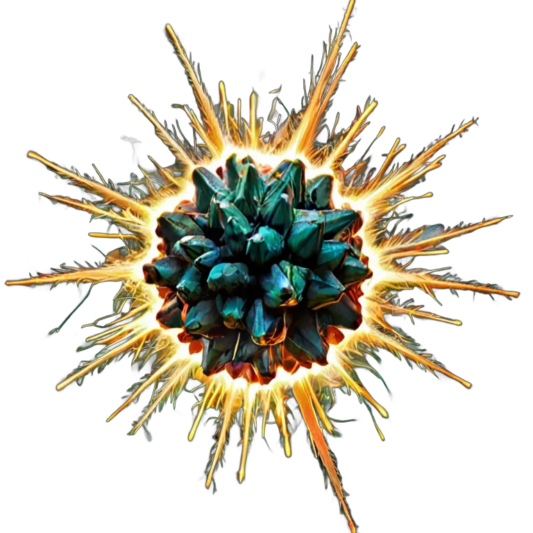 エフェクト 魔法 明るい魔法の火花の集まり 透過 PNG 画像 フリー素材 #28700