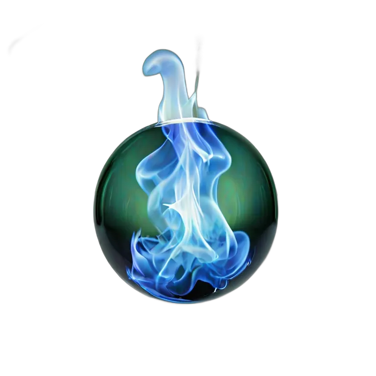 エフェクト 魔法 中心が暗く、縁が白く光る 透過 PNG 画像 フリー素材 #28747