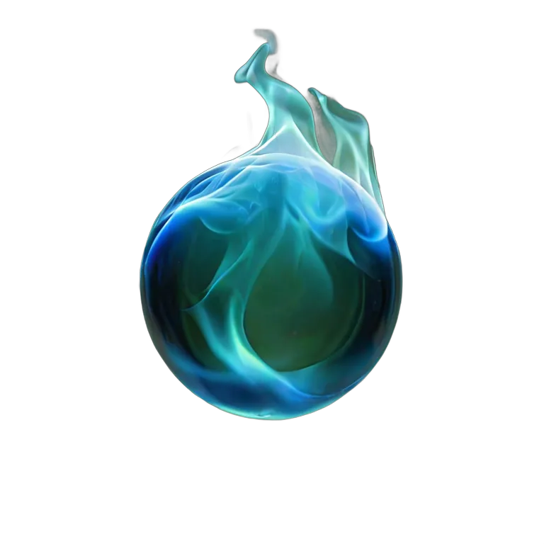 エフェクト 魔法 中心が暗く、縁が白く光る 透過 PNG 画像 フリー素材 #28749