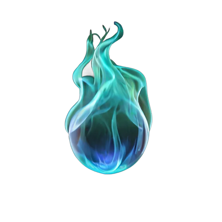 エフェクト 魔法 中心が暗く、縁が白く光る 透過 PNG 画像 フリー素材 #28755