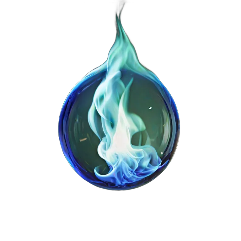 エフェクト 魔法 中心が暗く、縁が白く光る 透過 PNG 画像 フリー素材 #28760