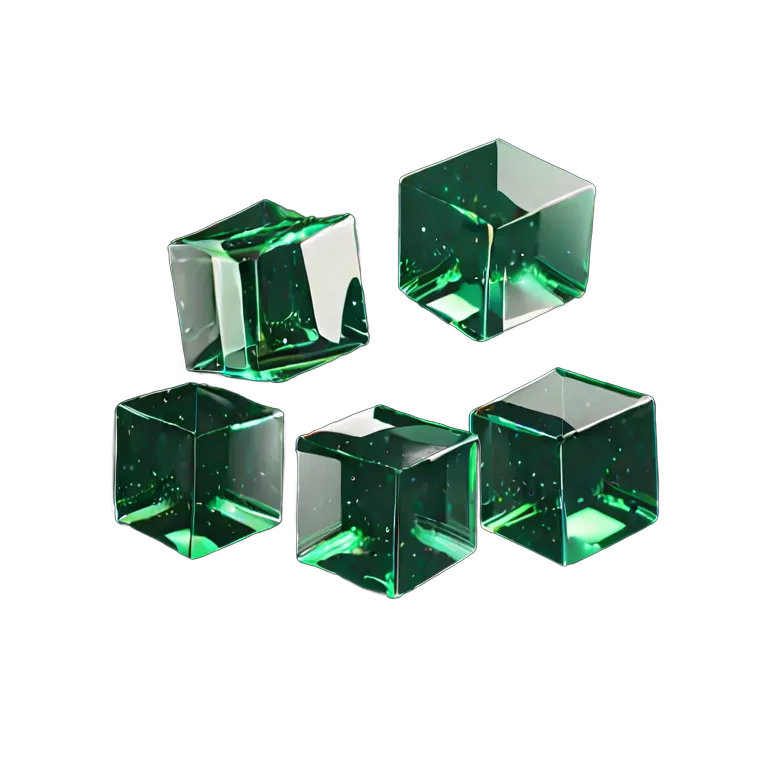 エフェクト 魔法 浮かぶ光る光の立方体 透過 PNG 画像 フリー素材 #28710