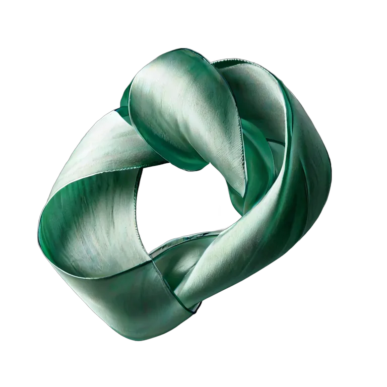 エフェクト 魔法 純粋な光で作られた浮かぶシルクリボン 透過 PNG 画像 フリー素材 #28673