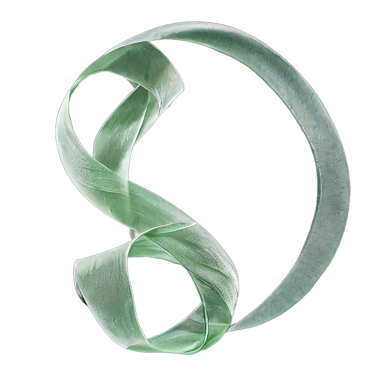 エフェクト 魔法 純粋な光で作られた浮かぶシルクリボン 透過 PNG 画像 フリー素材 #28677