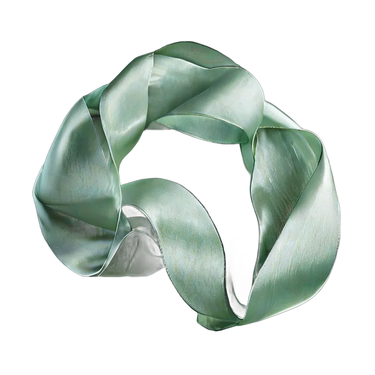 エフェクト 魔法 純粋な光で作られた浮かぶシルクリボン 透過 PNG 画像 フリー素材 #28679