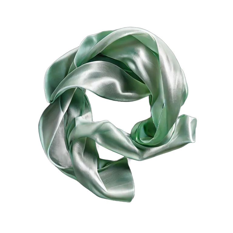 エフェクト 魔法 純粋な光で作られた浮かぶシルクリボン 透過 PNG 画像 フリー素材 #28682