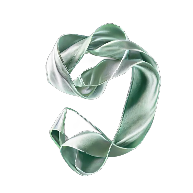 エフェクト 魔法 純粋な光で作られた浮かぶシルクリボン 透過 PNG 画像 フリー素材 #28683