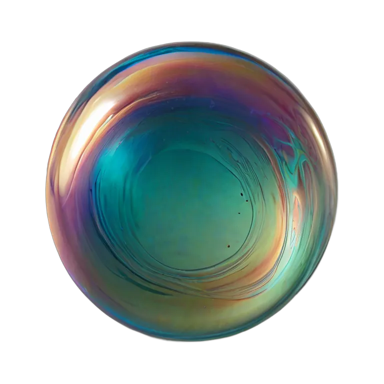 エフェクト 魔法 エネルギーでできた虹色のシャボン玉 透過 PNG 画像 フリー素材 #28764