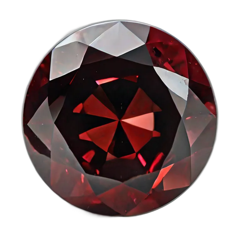 エフェクト 自然 濃いワインレッドのガーネットストーン 透過 PNG 画像 フリー素材 #39707