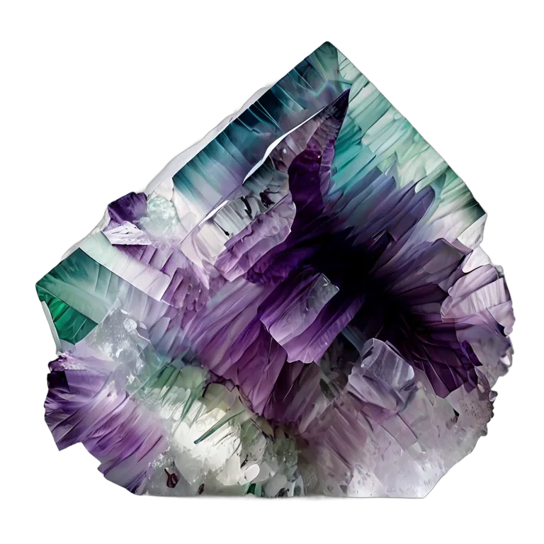 エフェクト 自然 蛍石結晶 透過 PNG 画像 フリー素材 #39659