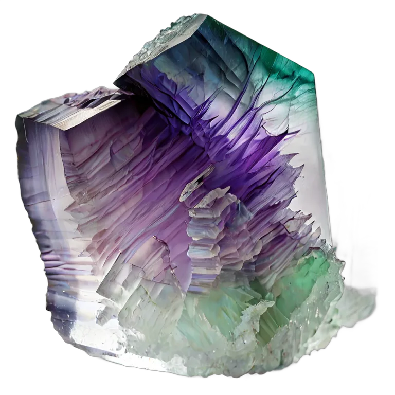 エフェクト 自然 蛍石結晶 透過 PNG 画像 フリー素材 #39660