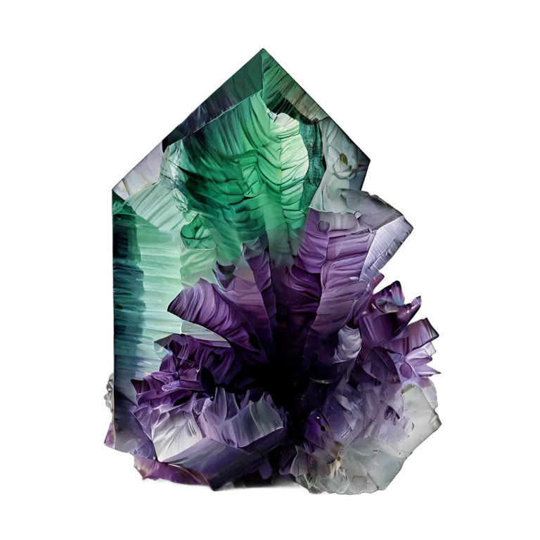 エフェクト 自然 蛍石結晶 透過 PNG 画像 フリー素材 #39662