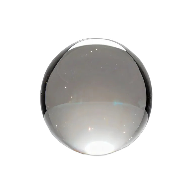 魔法の白い光の球 透過 PNG 画像 フリー素材 #39714