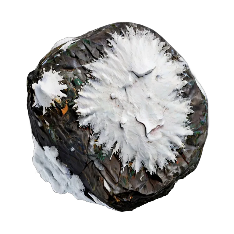 エフェクト 自然 雪のある単山石 透過 PNG 画像 フリー素材 #39666