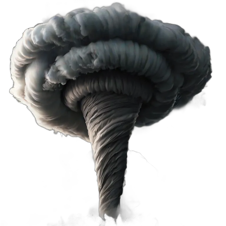 エフェクト 自然 渦巻く竜巻の破片 透過 PNG 画像 フリー素材 #39708