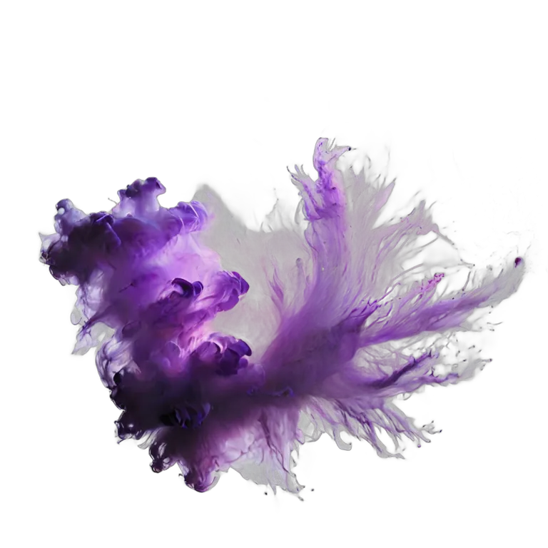 エフェクト 自然 紫色に輝く星雲のきらめき 透過 PNG 画像 フリー素材 #39688