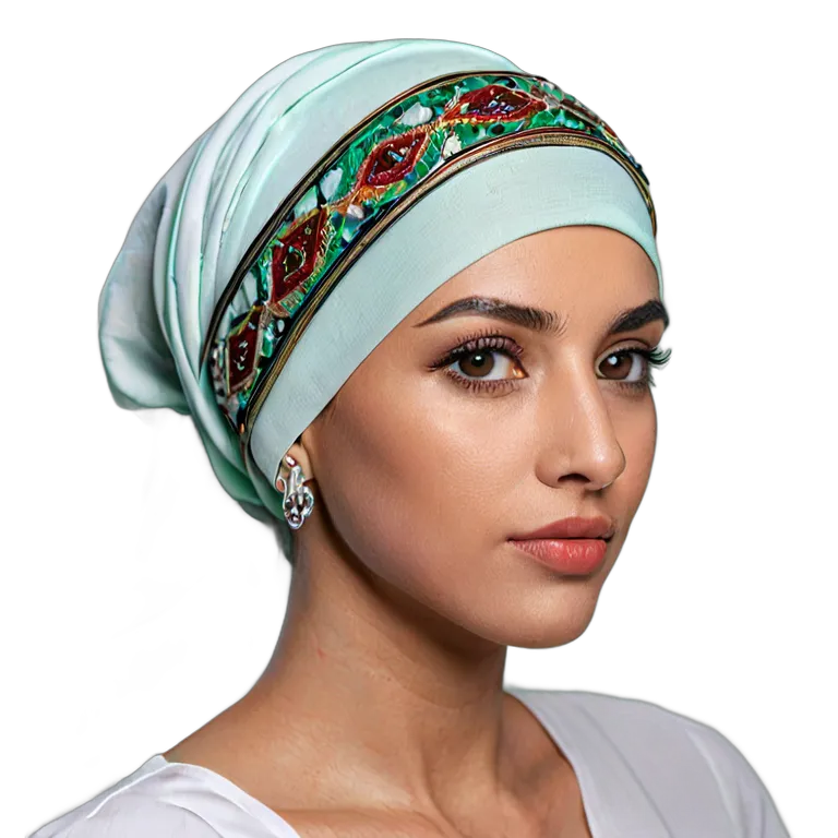 ファッション 帽子 アラブ首長国連邦スタイルのハマドリアヘッドラップ 透過 PNG 画像 フリー素材 #31405
