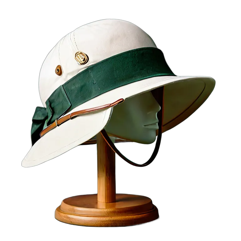 ファッション 帽子 英国製ポロ用ピスヘルメット 透過 PNG 画像 フリー素材 #31414