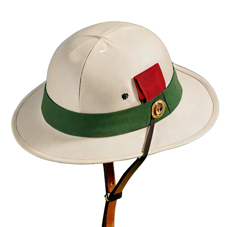 英国製ポロ用ピスヘルメット 透過 PNG 画像 フリー素材 #31415