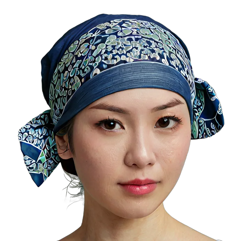 ファッション 帽子 日本の手ぬぐいヘッドラップ 透過 PNG 画像 フリー素材 #31398